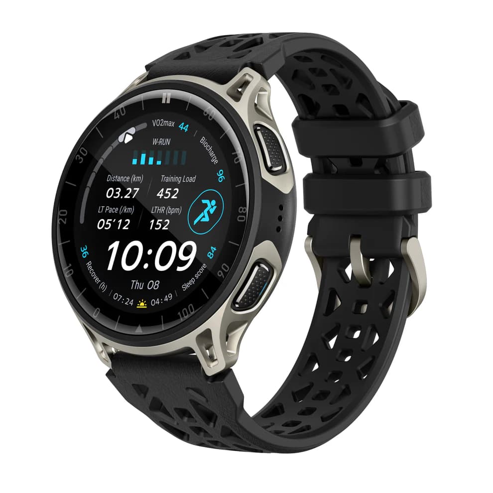 Amazfit Cheetah 2 Pro 48mm GPS Running Smart Watch, 1.32" AMOLED Display, Sapphire Glass, Titanium Case, 32GB Storage, Up to 20 Days Battery, NFC, Flashlight, for Android and iPhone