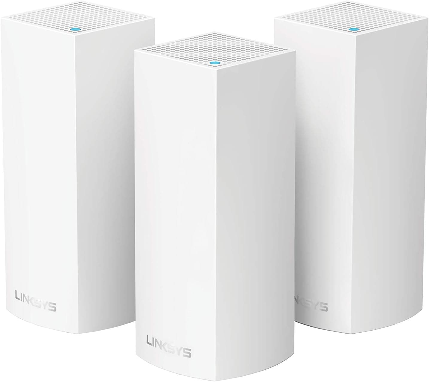 Linksys Whw0303 Velop Whole Home Mesh Wi-Fi System Router, White, Pack Of 3, 3-Pack