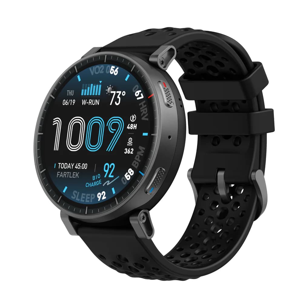 Amazfit Active Max Black Smart Watch with AMOLED Display, GPS, AI Fitness Coach, Bluetooth Calling, Advanced Health Monitoring, Sports Modes & Long Battery Life UAE