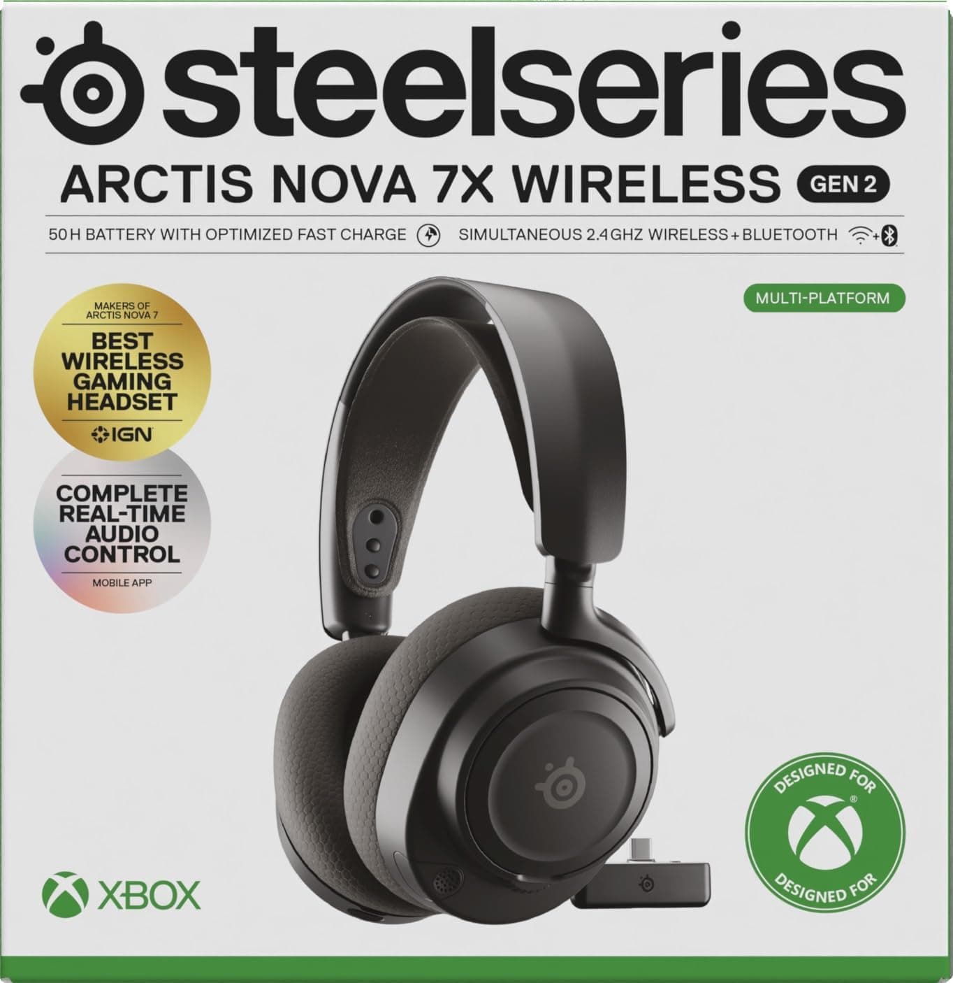SteelSeries Arctis Nova 7X Wireless Gen 2 Xbox Gaming Headset